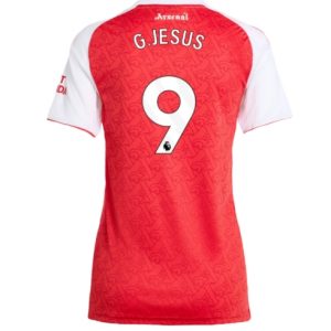 Koszulka piłkarska Arsenal Gabriel Jesus #9 Koszulka Podstawowej damskie 2025-26 Krótki Rękaw