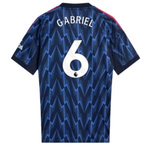 Koszulka piłkarska Arsenal Gabriel Magalhaes #6 Koszulka Wyjazdowej 2025-26 Krótki Rękaw