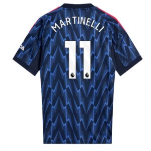 Koszulka piłkarska Arsenal Gabriel Martinelli #11 Koszulka Wyjazdowej 2025-26 Krótki Rękaw