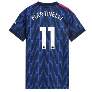 Koszulka piłkarska Arsenal Gabriel Martinelli #11 Koszulka Wyjazdowej damskie 2025-26 Krótki Rękaw