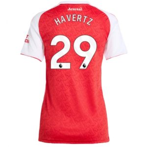 Koszulka piłkarska Arsenal Kai Havertz #29 Koszulka Podstawowej damskie 2025-26 Krótki Rękaw
