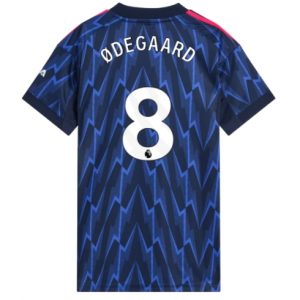 Koszulka piłkarska Arsenal Martin Odegaard #8 Koszulka Wyjazdowej damskie 2025-26 Krótki Rękaw