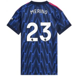 Koszulka piłkarska Arsenal Mikel Merino #23 Koszulka Wyjazdowej damskie 2025-26 Krótki Rękaw