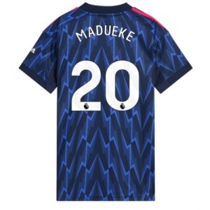 Koszulka piłkarska Arsenal Noni Madueke #20 Koszulka Wyjazdowej damskie 2025-26 Krótki Rękaw