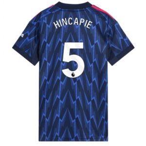 Koszulka piłkarska Arsenal Piero Hincapie #5 Koszulka Wyjazdowej damskie 2025-26 Krótki Rękaw