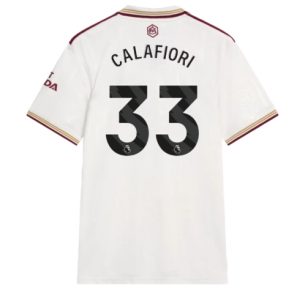 Koszulka piłkarska Arsenal Riccardo Calafiori #33 Koszulka Trzeciej 2025-26 Krótki Rękaw