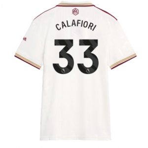 Koszulka piłkarska Arsenal Riccardo Calafiori #33 Koszulka Trzeciej damskie 2025-26 Krótki Rękaw