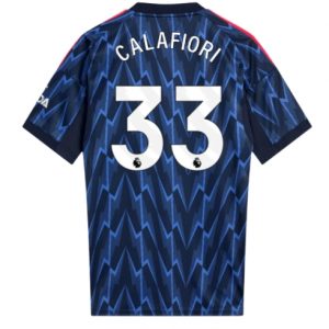 Koszulka piłkarska Arsenal Riccardo Calafiori #33 Koszulka Wyjazdowej 2025-26 Krótki Rękaw