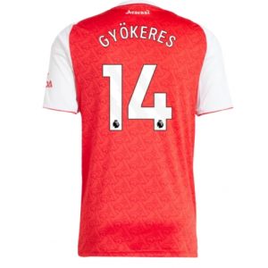 Koszulka piłkarska Arsenal Viktor Gyokeres #14 Koszulka Podstawowej 2025-26 Krótki Rękaw