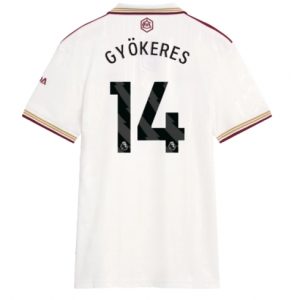 Koszulka piłkarska Arsenal Viktor Gyokeres #14 Koszulka Trzeciej damskie 2025-26 Krótki Rękaw