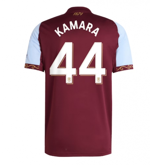 Koszulka piłkarska Aston Villa Boubacar Kamara #44 Koszulka Podstawowej 2025-26 Krótki Rękaw Koszulka piłkarska Aston Villa Boubacar Kamara #44 Koszulka Podstawowej 2025-26 Krótki Rękaw