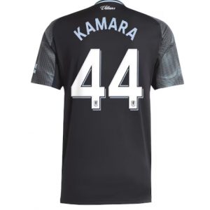Koszulka piłkarska Aston Villa Boubacar Kamara #44 Koszulka Wyjazdowej 2025-26 Krótki Rękaw