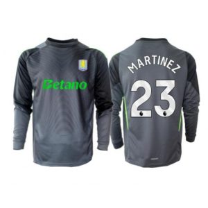 Koszulka piłkarska Aston Villa Emiliano Martinez #23 Bramkarskie Koszulka Podstawowej 2025-26 Długi Rękaw