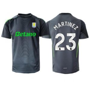 Koszulka piłkarska Aston Villa Emiliano Martinez #23 Bramkarskie Koszulka Podstawowej 2025-26 Krótki Rękaw
