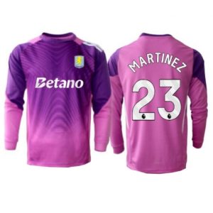 Koszulka piłkarska Aston Villa Emiliano Martinez #23 Bramkarskie Koszulka Trzeciej 2025-26 Długi Rękaw