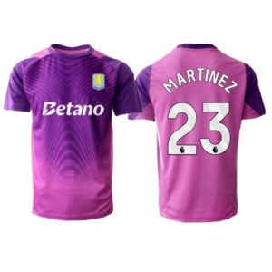 Koszulka piłkarska Aston Villa Emiliano Martinez #23 Bramkarskie Koszulka Trzeciej 2025-26 Krótki Rękaw