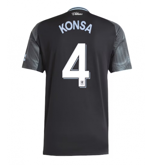 Koszulka piłkarska Aston Villa Ezri Konsa #4 Koszulka Wyjazdowej 2025-26 Krótki Rękaw Koszulka piłkarska Aston Villa Ezri Konsa #4 Koszulka Wyjazdowej 2025-26 Krótki Rękaw