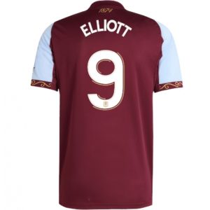 Koszulka piłkarska Aston Villa Harvey Elliott #9 Koszulka Podstawowej 2025-26 Krótki Rękaw