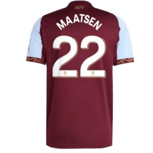 Koszulka piłkarska Aston Villa Ian Maatsen #22 Koszulka Podstawowej 2025-26 Krótki Rękaw