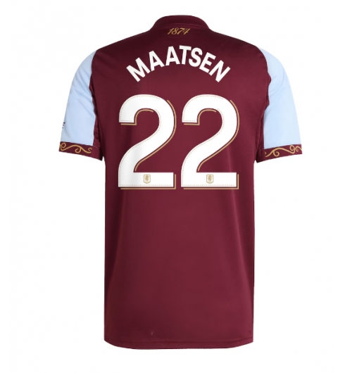Koszulka piłkarska Aston Villa Ian Maatsen #22 Koszulka Podstawowej 2025-26 Krótki Rękaw Koszulka piłkarska Aston Villa Ian Maatsen #22 Koszulka Podstawowej 2025-26 Krótki Rękaw