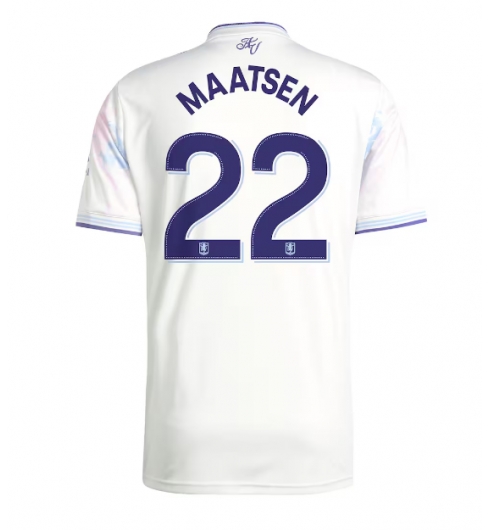 Koszulka piłkarska Aston Villa Ian Maatsen #22 Koszulka Trzeciej 2025-26 Krótki Rękaw Koszulka piłkarska Aston Villa Ian Maatsen #22 Koszulka Trzeciej 2025-26 Krótki Rękaw