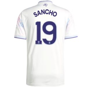 Koszulka piłkarska Aston Villa Jadon Sancho #19 Koszulka Trzeciej 2025-26 Krótki Rękaw Koszulka piłkarska Aston Villa Jadon Sancho #19 Koszulka Trzeciej 2025-26 Krótki Rękaw