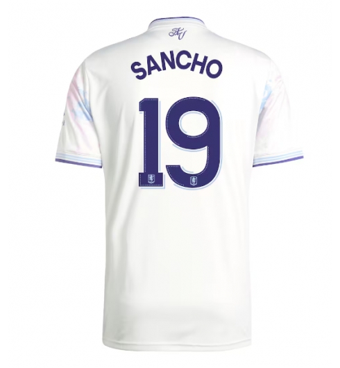 Koszulka piłkarska Aston Villa Jadon Sancho #19 Koszulka Trzeciej 2025-26 Krótki Rękaw Koszulka piłkarska Aston Villa Jadon Sancho #19 Koszulka Trzeciej 2025-26 Krótki Rękaw