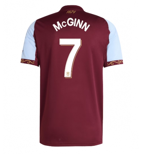 Koszulka piłkarska Aston Villa John McGinn #7 Koszulka Podstawowej 2025-26 Krótki Rękaw Koszulka piłkarska Aston Villa John McGinn #7 Koszulka Podstawowej 2025-26 Krótki Rękaw