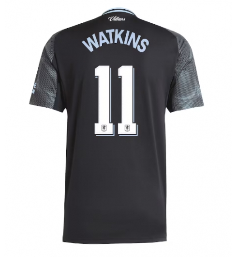Koszulka piłkarska Aston Villa Ollie Watkins #11 Koszulka Wyjazdowej 2025-26 Krótki Rękaw Koszulka piłkarska Aston Villa Ollie Watkins #11 Koszulka Wyjazdowej 2025-26 Krótki Rękaw