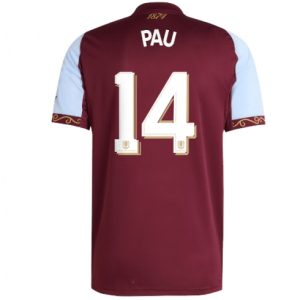 Koszulka piłkarska Aston Villa Pau Torres #14 Koszulka Podstawowej 2025-26 Krótki Rękaw Koszulka piłkarska Aston Villa Pau Torres #14 Koszulka Podstawowej 2025-26 Krótki Rękaw