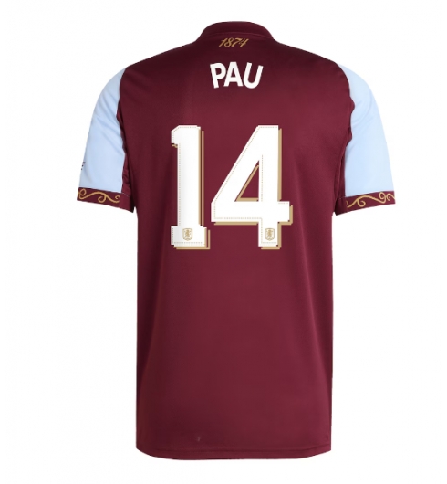 Koszulka piłkarska Aston Villa Pau Torres #14 Koszulka Podstawowej 2025-26 Krótki Rękaw Koszulka piłkarska Aston Villa Pau Torres #14 Koszulka Podstawowej 2025-26 Krótki Rękaw