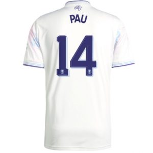 Koszulka piłkarska Aston Villa Pau Torres #14 Koszulka Trzeciej 2025-26 Krótki Rękaw Koszulka piłkarska Aston Villa Pau Torres #14 Koszulka Trzeciej 2025-26 Krótki Rękaw