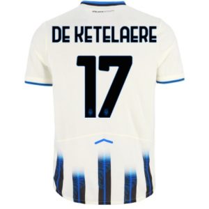 Koszulka piłkarska Atalanta Charles De Ketelaere #17 Koszulka Wyjazdowej 2025-26 Krótki Rękaw Koszulka piłkarska Atalanta Charles De Ketelaere #17 Koszulka Wyjazdowej 2025-26 Krótki Rękaw