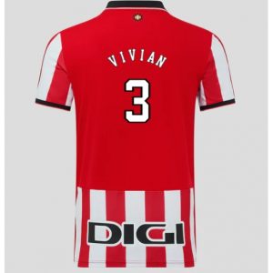 Koszulka piłkarska Athletic Bilbao Dani Vivian #3 Koszulka Podstawowej 2025-26 Krótki Rękaw Koszulka piłkarska Athletic Bilbao Dani Vivian #3 Koszulka Podstawowej 2025-26 Krótki Rękaw