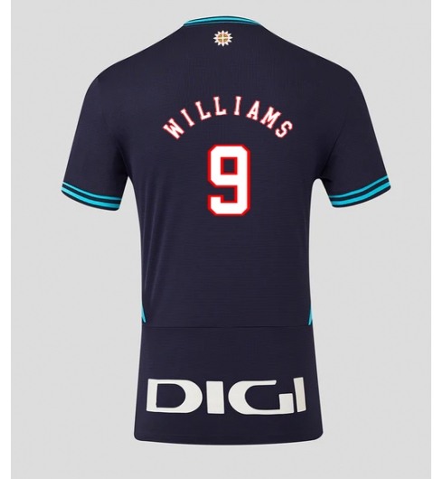 Koszulka piłkarska Athletic Bilbao Inaki Williams #9 Koszulka Wyjazdowej 2025-26 Krótki Rękaw Koszulka piłkarska Athletic Bilbao Inaki Williams #9 Koszulka Wyjazdowej 2025-26 Krótki Rękaw