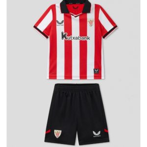Koszulka piłkarska Athletic Bilbao Koszulka Podstawowej dziecięce 2025-26 +Krótkie Spodenk