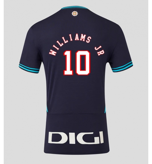 Koszulka piłkarska Athletic Bilbao Nico Williams #10 Koszulka Wyjazdowej 2025-26 Krótki Rękaw Koszulka piłkarska Athletic Bilbao Nico Williams #10 Koszulka Wyjazdowej 2025-26 Krótki Rękaw