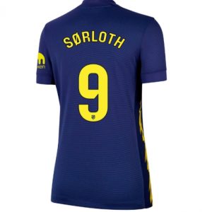 Koszulka piłkarska Atletico Madrid Alexander Sorloth #9 Koszulka Wyjazdowej damskie 2025-26 Krótki Rękaw