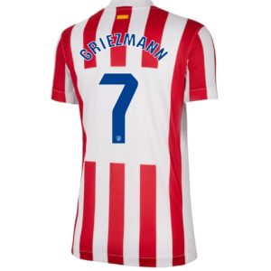 Koszulka piłkarska Atletico Madrid Antoine Griezmann #7 Koszulka Podstawowej damskie 2025-26 Krótki Rękaw