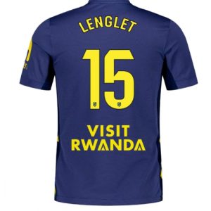 Koszulka piłkarska Atletico Madrid Clement Lenglet #15 Koszulka Wyjazdowej 2025-26 Krótki Rękaw
