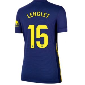 Koszulka piłkarska Atletico Madrid Clement Lenglet #15 Koszulka Wyjazdowej damskie 2025-26 Krótki Rękaw