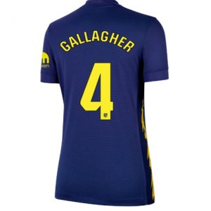 Koszulka piłkarska Atletico Madrid Conor Gallagher #4 Koszulka Wyjazdowej damskie 2025-26 Krótki Rękaw
