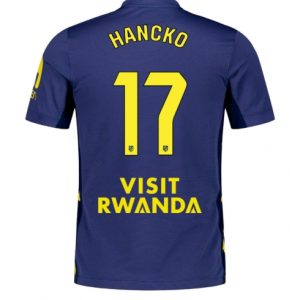 Koszulka piłkarska Atletico Madrid David Hancko #17 Koszulka Wyjazdowej 2025-26 Krótki Rękaw
