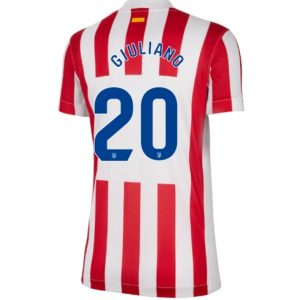 Koszulka piłkarska Atletico Madrid Giuliano Simeone #20 Koszulka Podstawowej damskie 2025-26 Krótki Rękaw