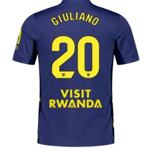 Koszulka piłkarska Atletico Madrid Giuliano Simeone #20 Koszulka Wyjazdowej 2025-26 Krótki Rękaw