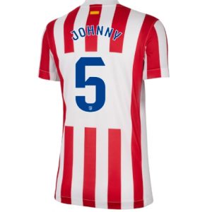 Koszulka piłkarska Atletico Madrid Johnny Cardoso #5 Koszulka Podstawowej damskie 2025-26 Krótki Rękaw