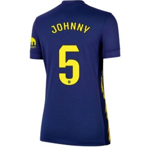 Koszulka piłkarska Atletico Madrid Johnny Cardoso #5 Koszulka Wyjazdowej damskie 2025-26 Krótki Rękaw