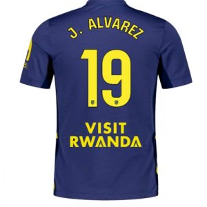Koszulka piłkarska Atletico Madrid Julian Alvarez #19 Koszulka Wyjazdowej 2025-26 Krótki Rękaw