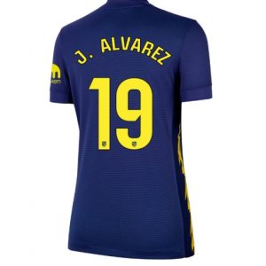 Koszulka piłkarska Atletico Madrid Julian Alvarez #19 Koszulka Wyjazdowej damskie 2025-26 Krótki Rękaw