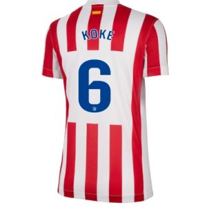 Koszulka piłkarska Atletico Madrid Koke #6 Koszulka Podstawowej damskie 2025-26 Krótki Rękaw